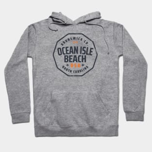 Ocean Isle Beach, NC Summertime Vacationing Memories Badge Hoodie